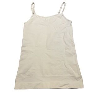 EMPETUA  Scoop Neck Cami Women's Size L White Comfort‎ All Day Everyday NWOT